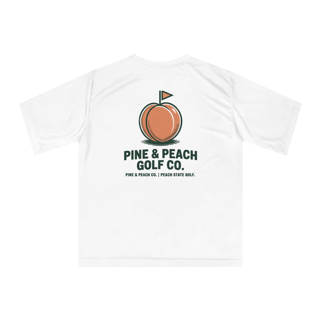 Pine & Peach Vintage Golf T-Shirt, Unisex Performance Tee